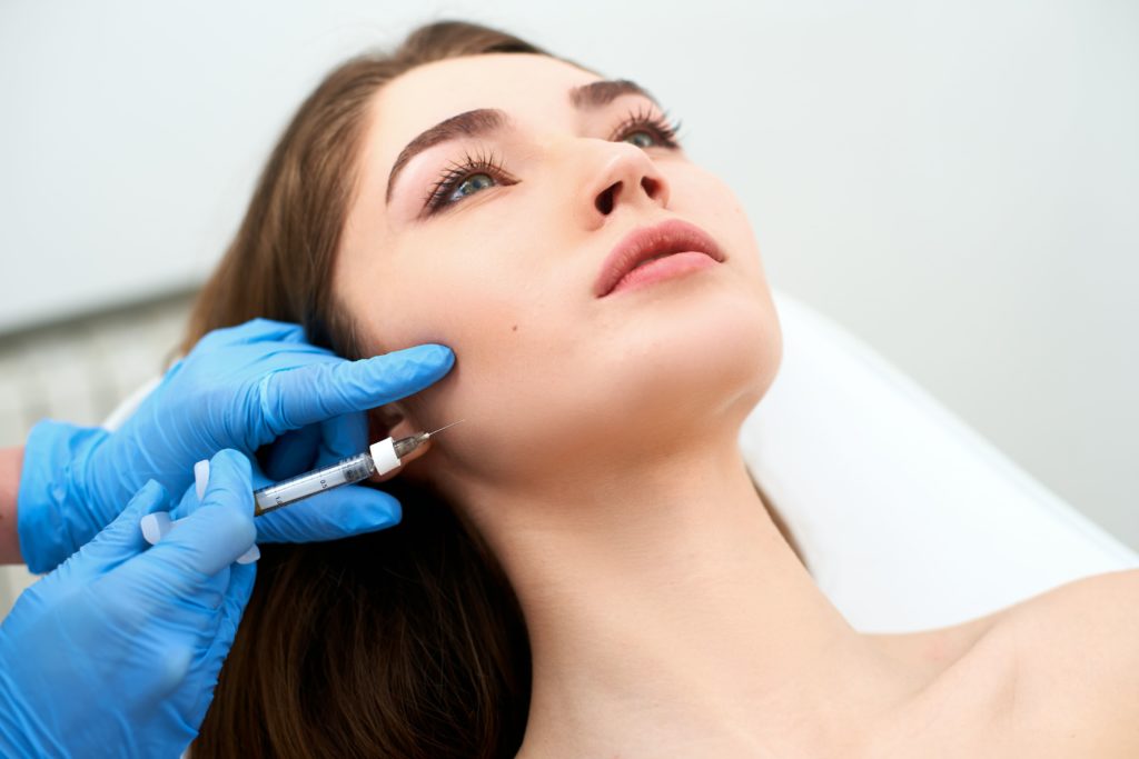 A Young lady getting Fillers | Get cost details of Get cost details of PDO Threading | A Nu U Aesthetics at Congers, New York